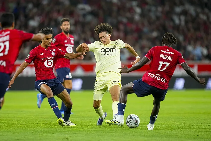 Monaco – Lille dimanche à 21h : les compos probables