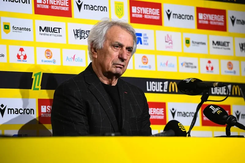 Nantes relégué en Ligue 2 : Vahid Halilhodzic quitte la conférence de presse en 20 secondes