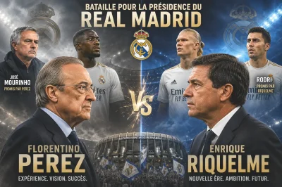 Real Madrid, bataille présidentielle entre Perez et Riquelme : l’un promet Mourinho-Konaté, l’autre Rodri-Haaland !