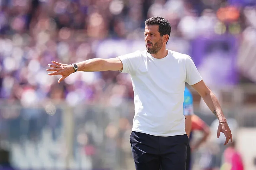 Fabio Grosso sur le banc de la Fiorentina (off.)