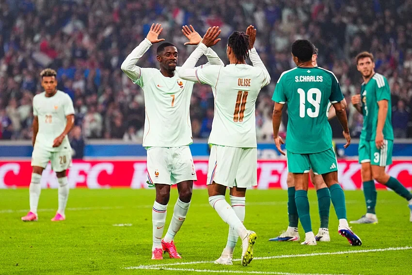 Dembélé : « On essaie de bien se comprendre » avec Mbappé et Olise