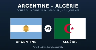 Coupe du Monde 2026 : Argentine – Algérie mercredi à 3h, Messi marquera-t-il un but à Zidane ?
